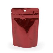4 x 6 Stand Up Pouch -Metallic Red